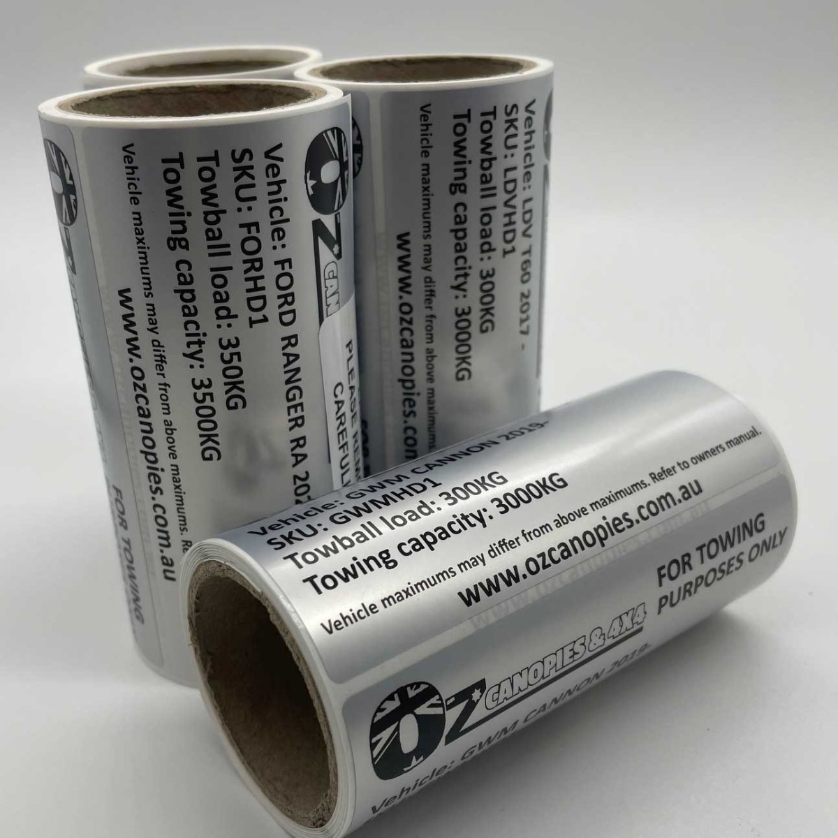 barcode labels on rolls